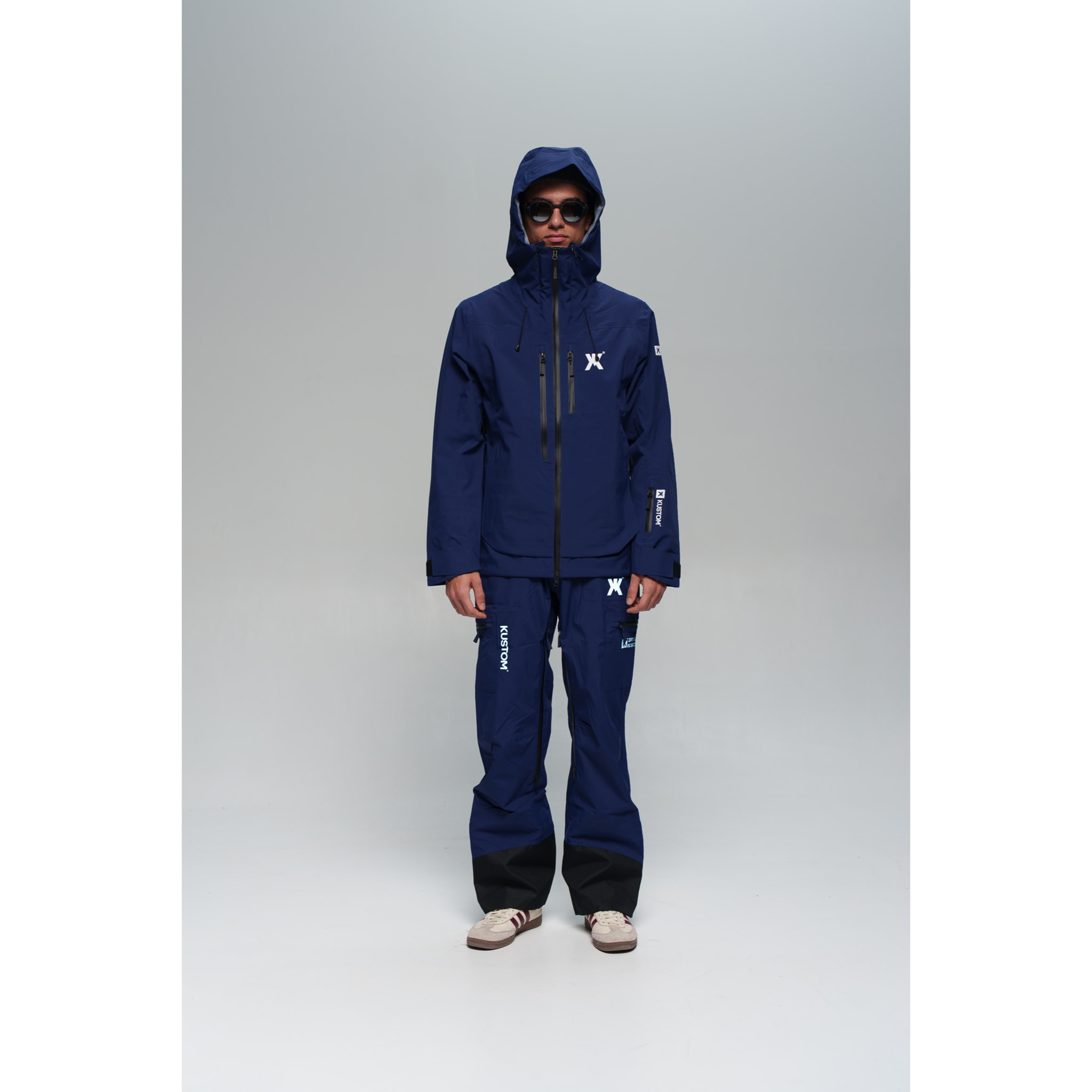 Giacca AQUILO KUSTOM blu navy UOMO