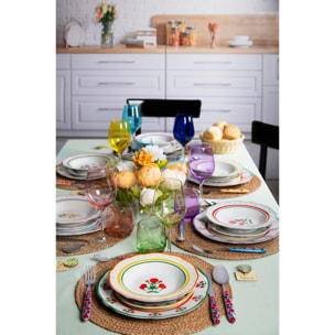 Set 6 Calici Excelsa – Color Wine, Vetro Giallo 50 cl