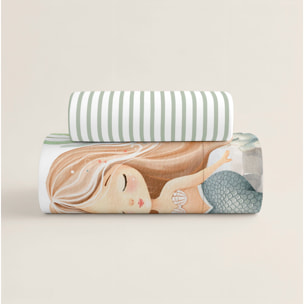 Cool Kids - Funda Nórdica Estampada - Reversible - Infantil - Cierre Solapa - 100% Algodón - Incluye 1 Funda de Almohada - Athina