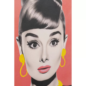 Affiche encadrée Diva 60x60cm brune Kare Design