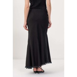 Kocca - Gonna con bordo a frangia Donna