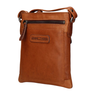 Borsa a tracolla  da uomo In Vera pelle Made in Italy 18x21x4 cm