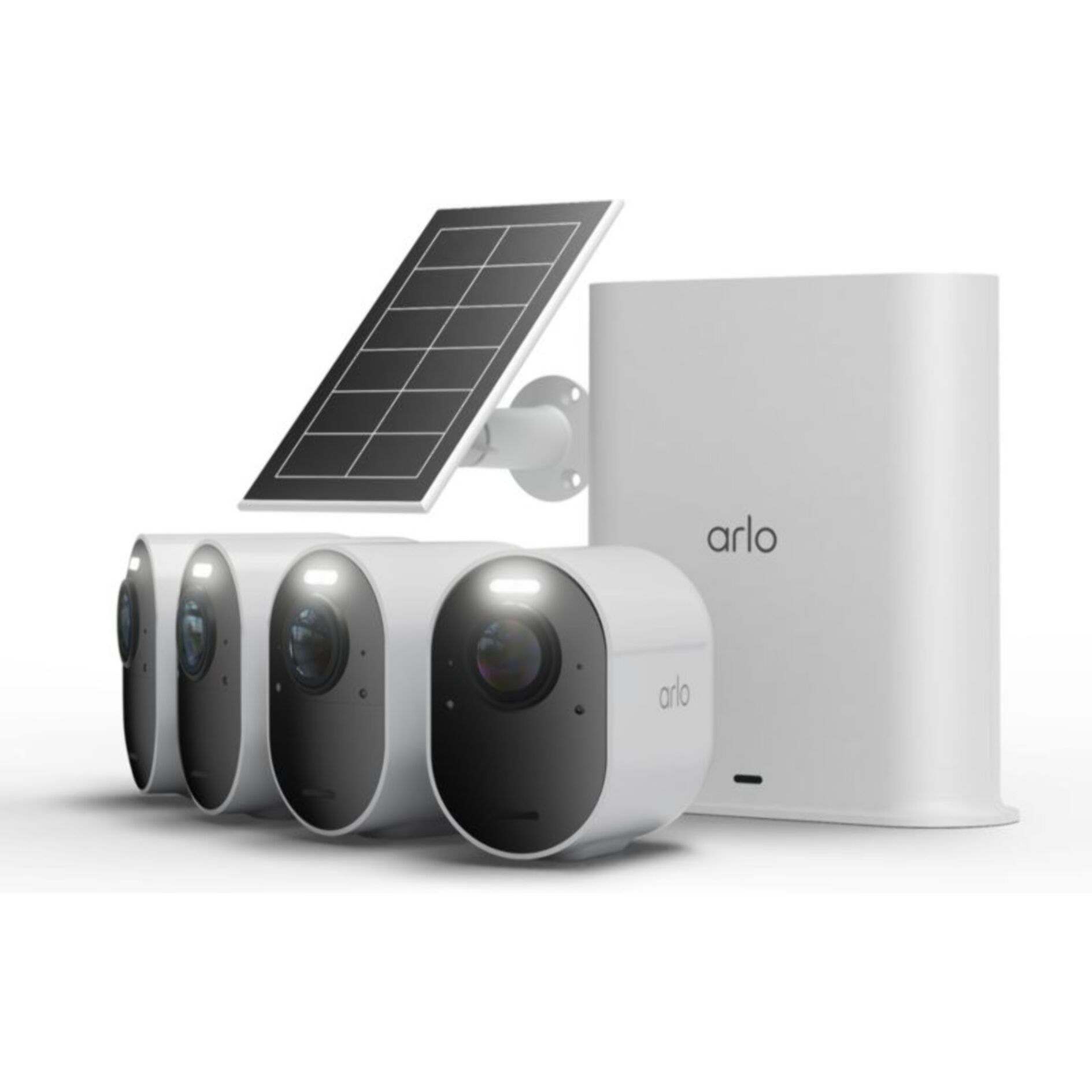 Caméra de surveillance ARLO Pack 4cam.ext. 4K Ultra3+panneau solaire