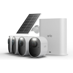 Caméra de surveillance ARLO Pack 4cam.ext. 4K Ultra3+panneau solaire