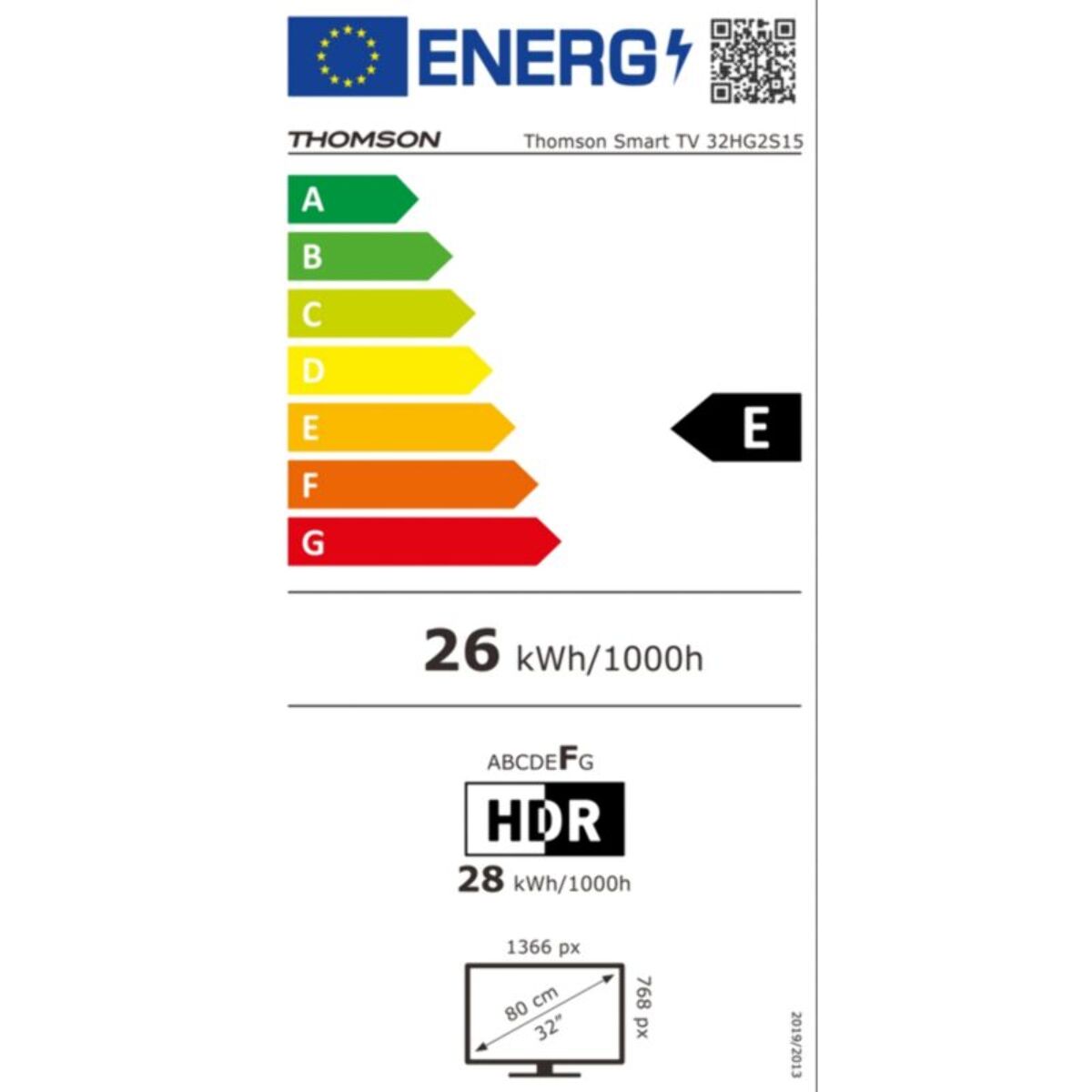 TV LED THOMSON 32HG2S15 - 32 pouces (80cm)