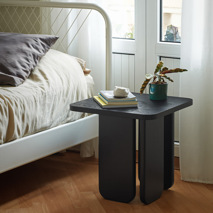 Mesa auxiliar Arq en negro