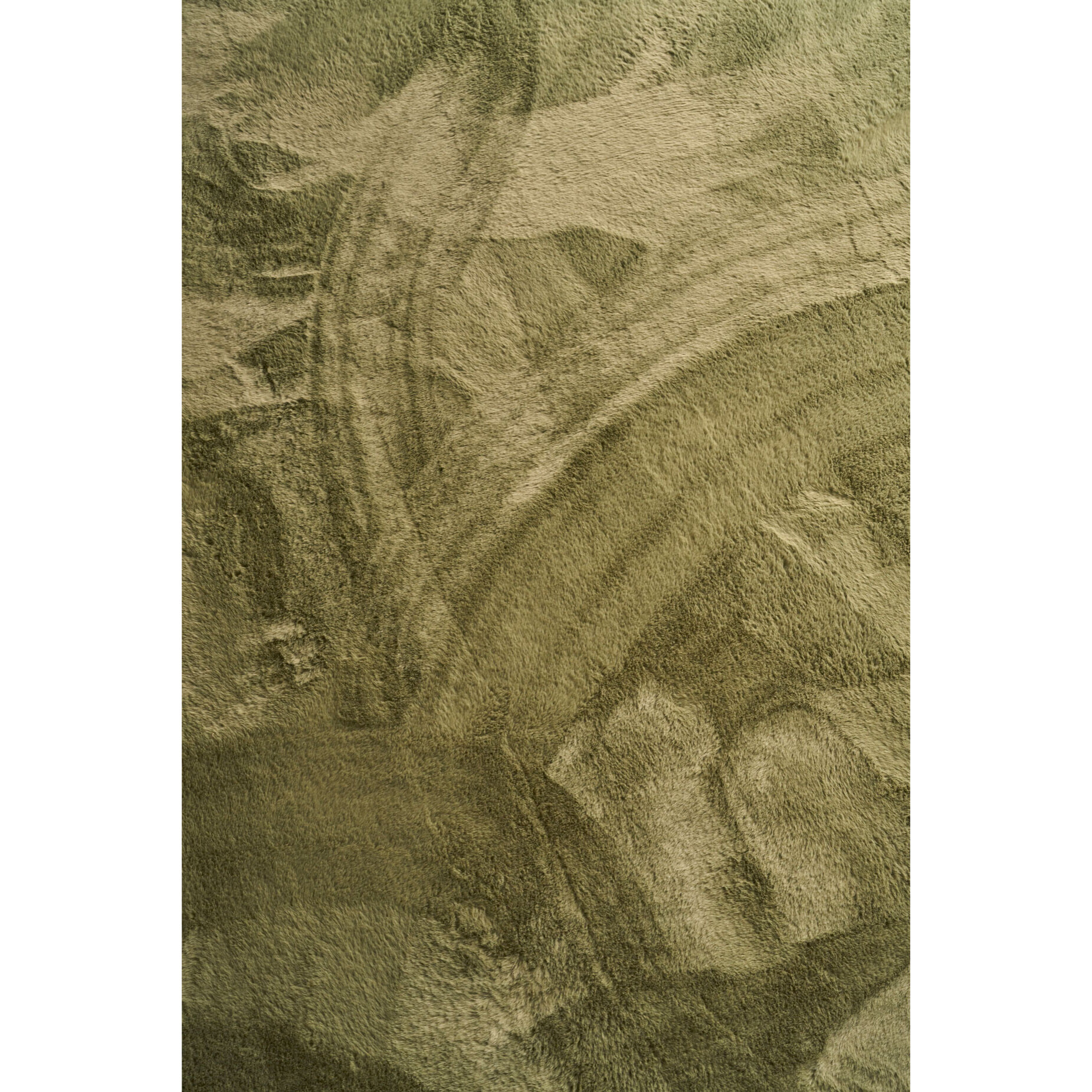 NUBE - Tapis doux et moelleux à poils courts vert - NUB6000VER