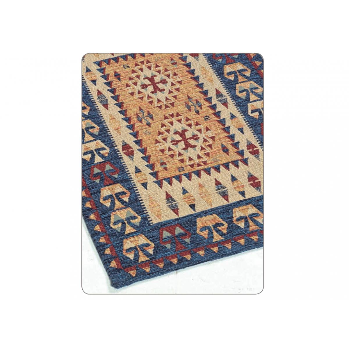 Tappeto Camera Cucina e Bagno Kilim Blu