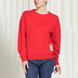FELPA GIROCOLLO OVERSIZE