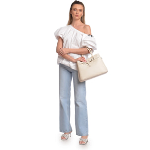 Tote Anna Luchini Beige