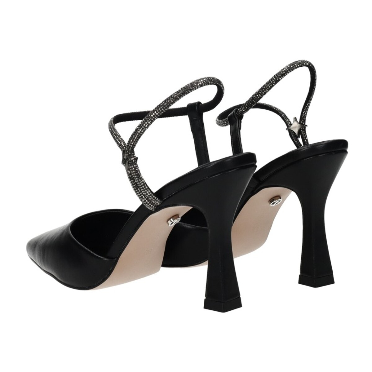 Décolleté sling back Donna Tata Italia Nero