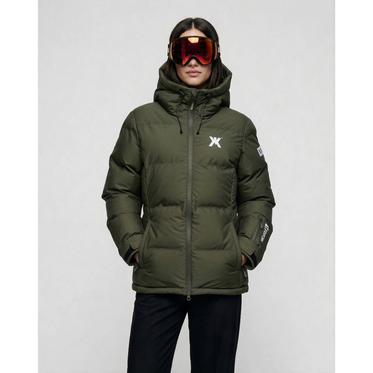 Chaqueta aislante para mujer KUSTOM SOLARA Insulated - Caqui