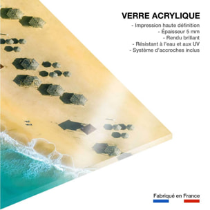 Tableau paillote du pacifique Tableau plexiglas