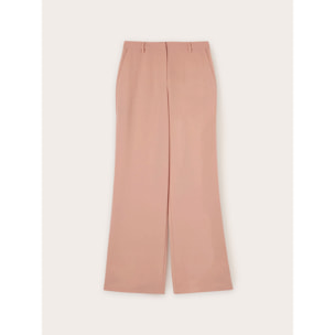 Motivi - Pantaloni palazzo in envers satin - Rosa cipria