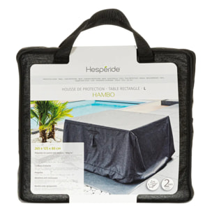 Housse de protection "Hambo" pour table rectangulaire L 265x125x80cm en polyester