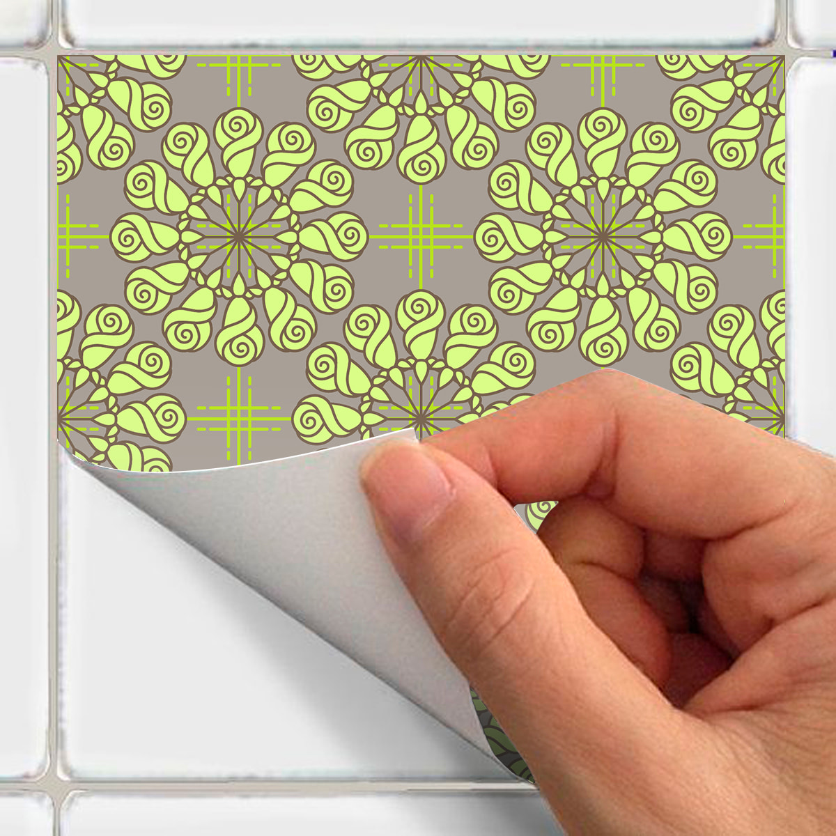 Stickers muraux - Sticker Mural Carrelage adhésif Cuisine Salle de Bain - 24 STICKERS CARRELAGES AZULEJOS TIMEO