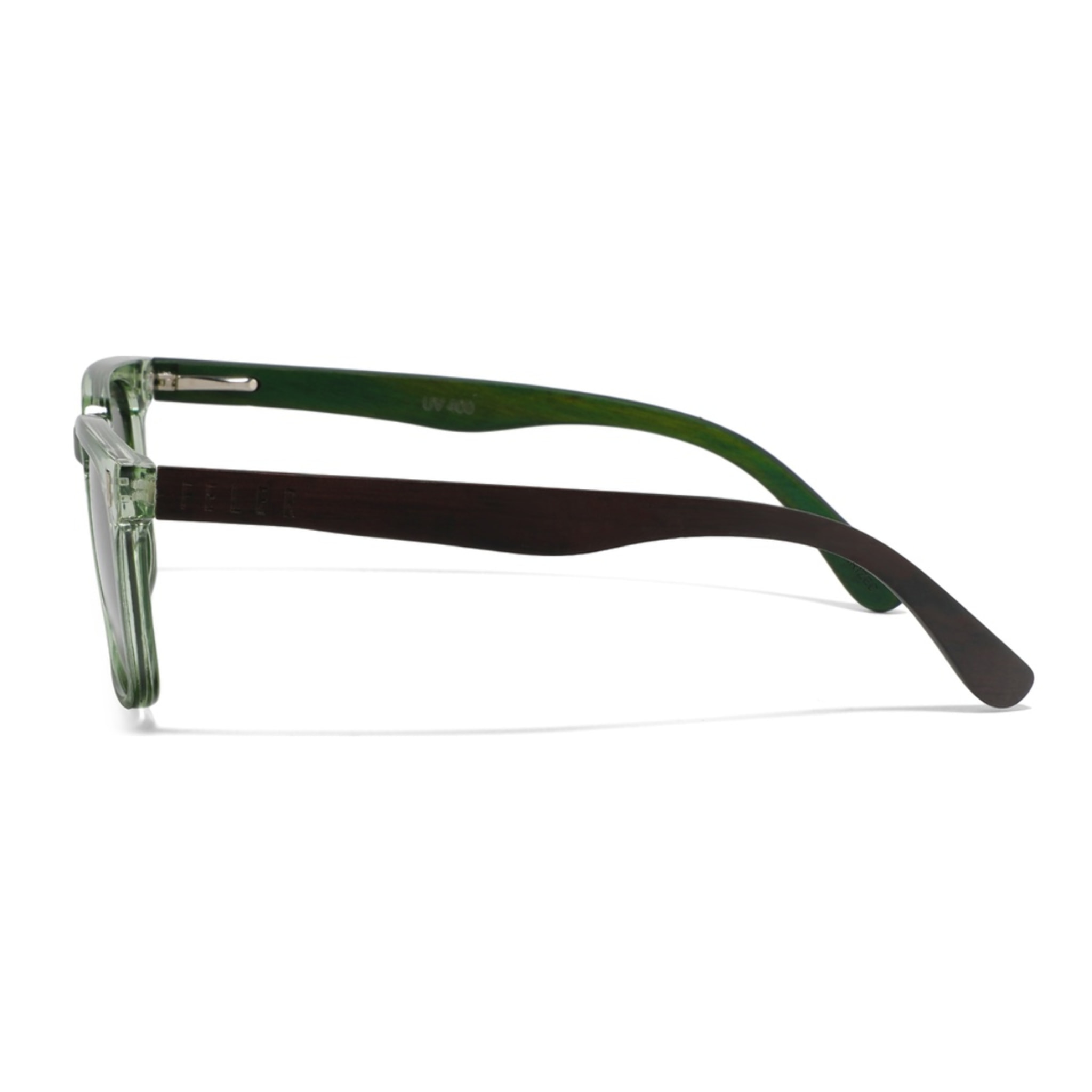 Gafas de Sol Feler 1558-3 Polarizadas de Madera Unisex 52mm