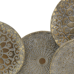 Décoration murale Junon 51x118cm doré