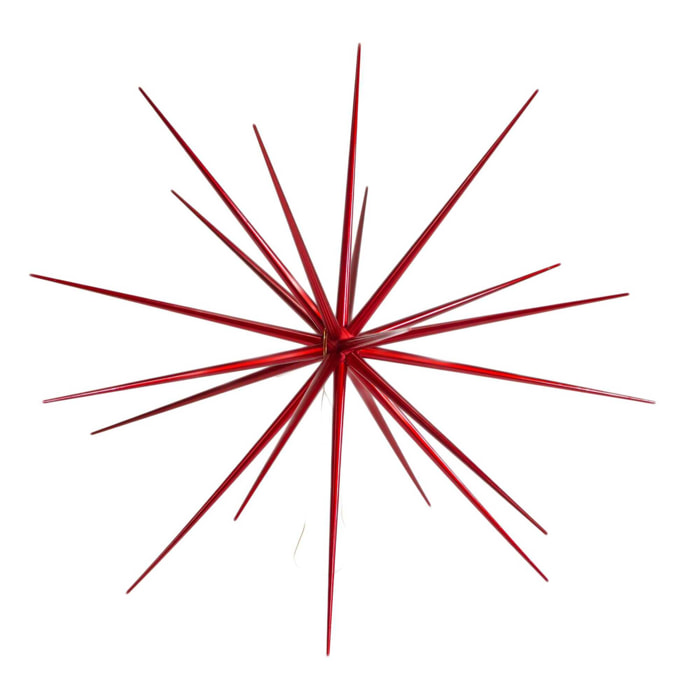 Stella in plastica rosso cmh100