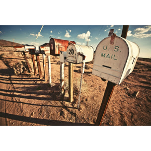 Tableau deco moderne us mail Tableau alu Dibond