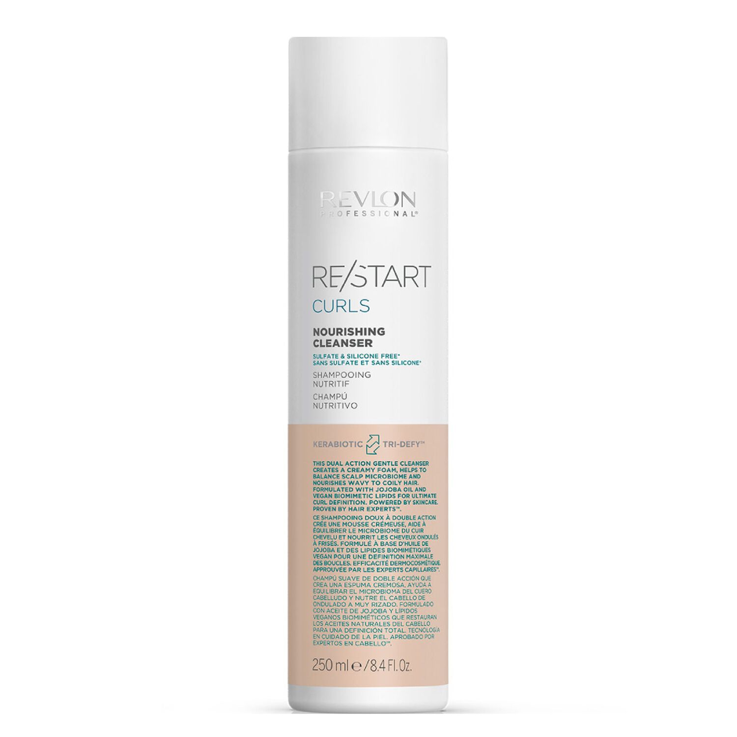 RE/START CURLS - Shampooing Nutritif - Cheveux Bouclés 250 ml