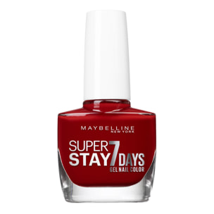 Maybelline New York Superstay 7 Days Vernis à ongles longue tenue 06 - Rouge Profond 10 ML