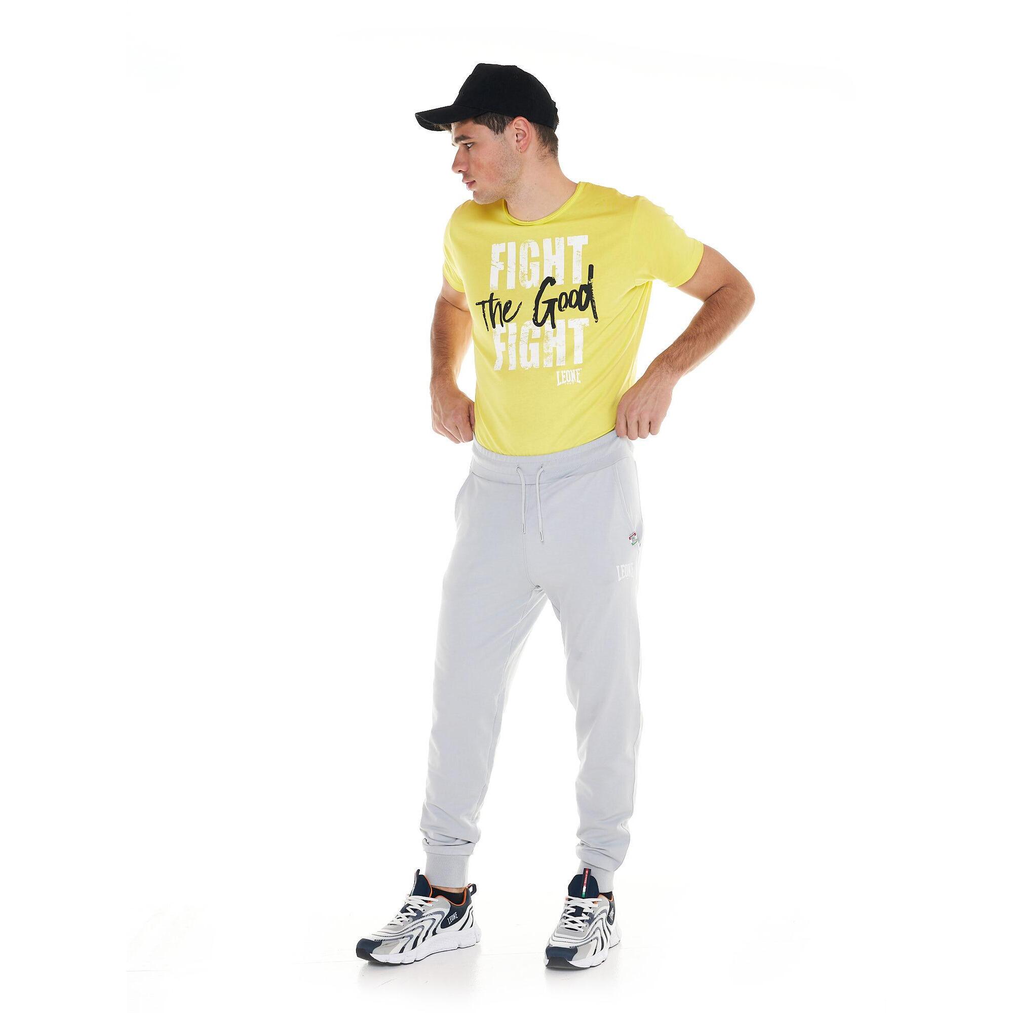 Pantalón deportivo de hombre Leone Basic con puños