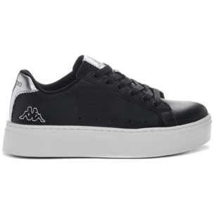 Kappa - Sneakers Mujer Negro - Logo Isabel