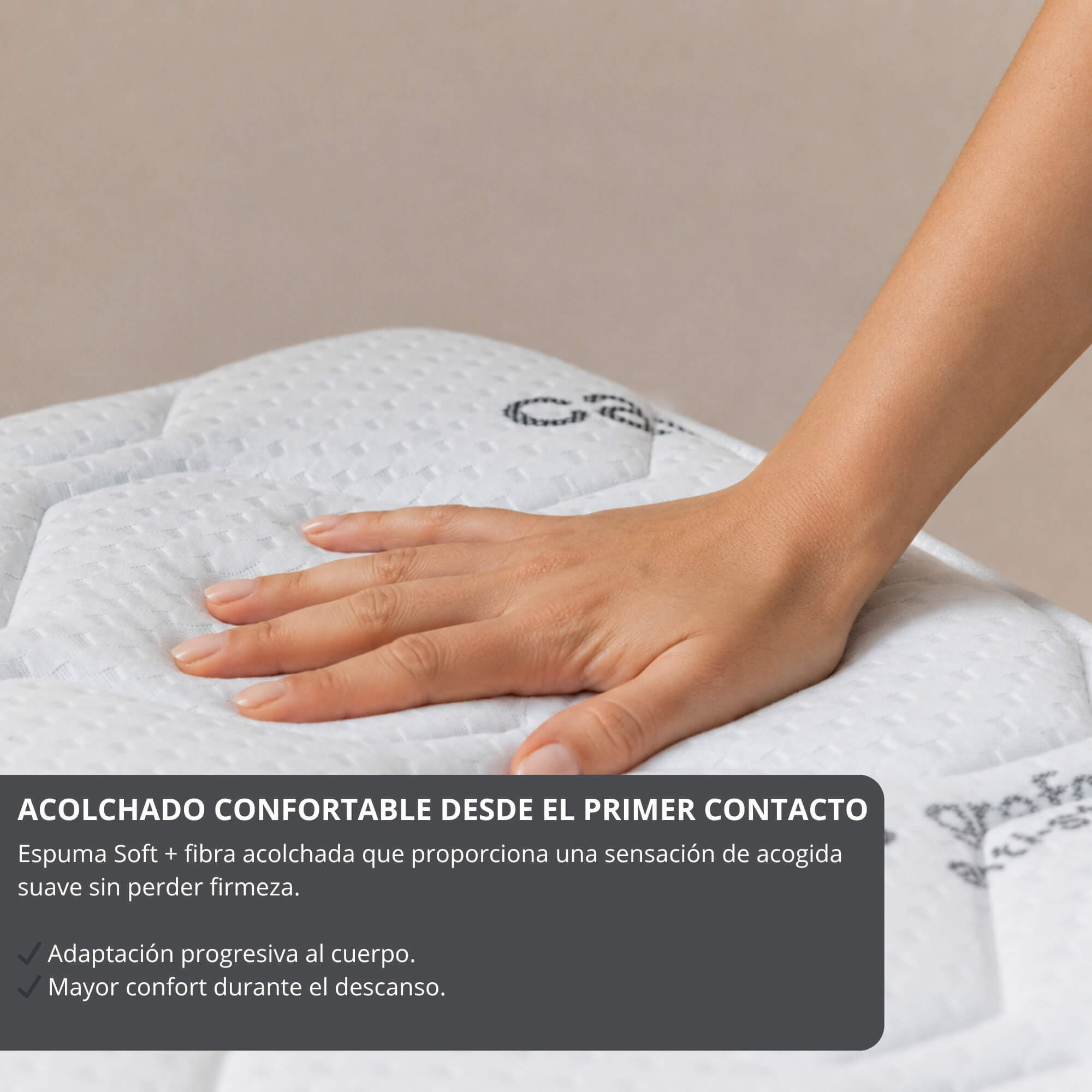 Colchón Transpirable - 30 cm de altura - Confort premium - Firmeza Media/Alta - Diamond