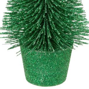 SAPIN TABLE PAILL 14CM VERT