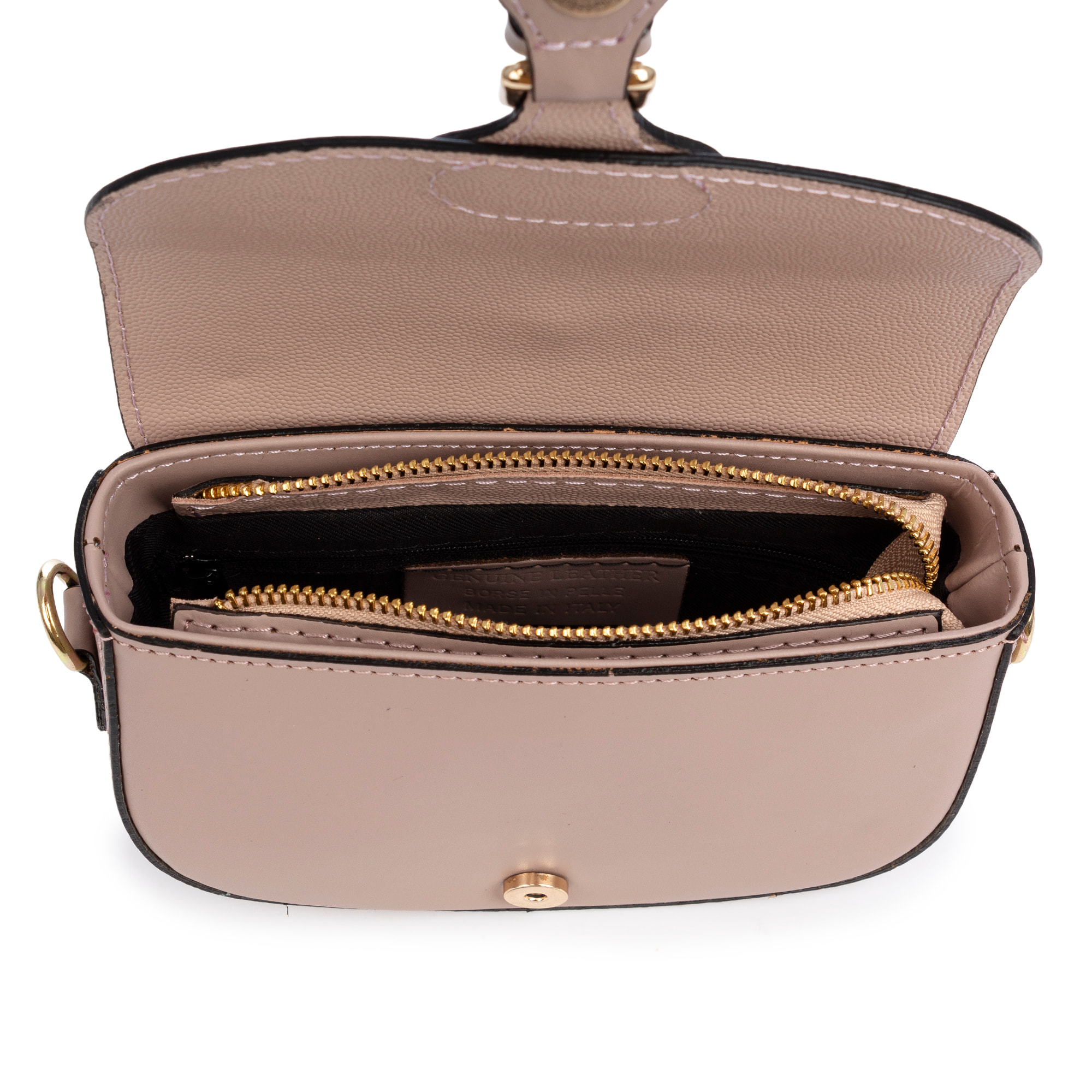 Annone bolso bandolera mujer. Piel auténtica acabado Ruga