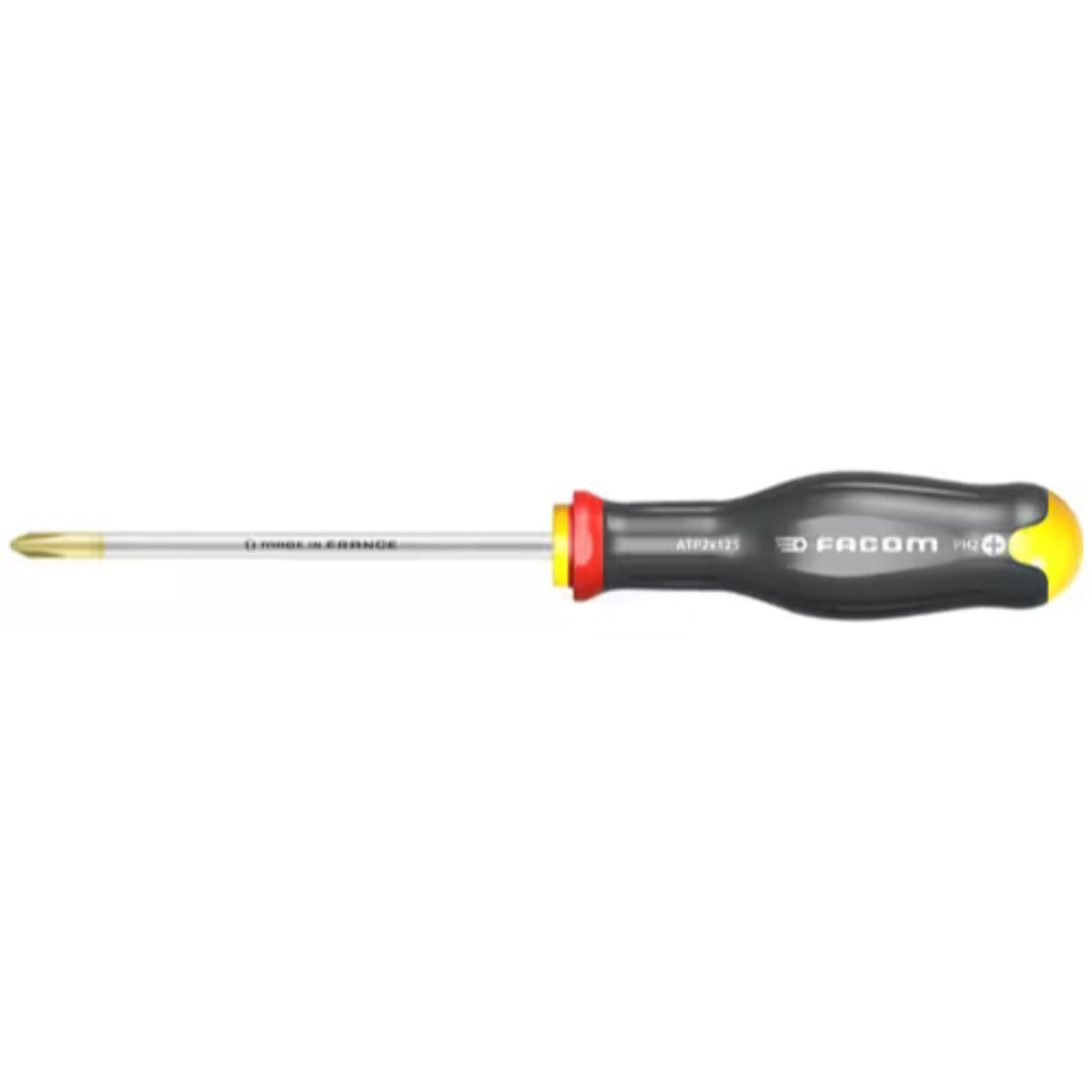 Tournevis Protwist pour vis cruciformes Phillips PH 2x125 - FACOM - Lame ronde - ATP2X125