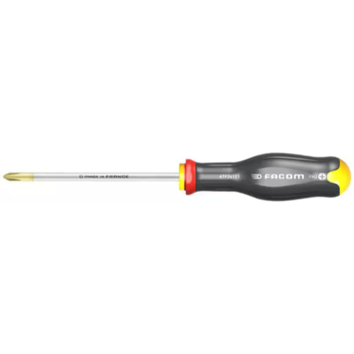 Tournevis Protwist pour vis cruciformes Phillips PH 2x125 - FACOM - Lame ronde - ATP2X125