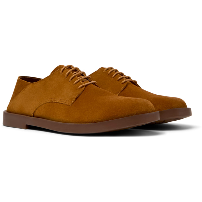 Zapatos de cordones - CAMPER Don - Marron - Piel de ante