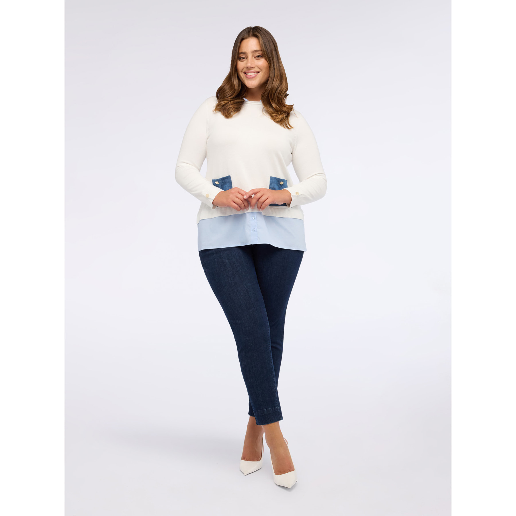 Fiorella Rubino - Pantalones chinos - Azul