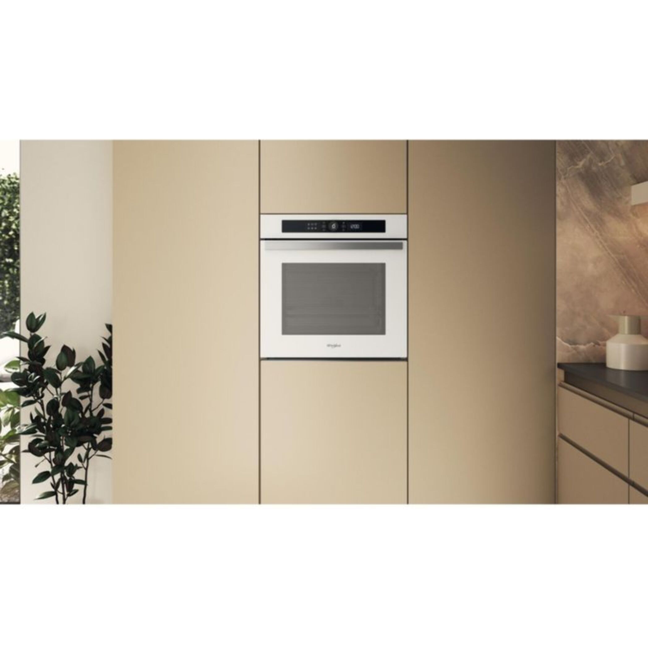 Four encastrable WHIRLPOOL WOI4S8PM1SWAF - Pyrolyse - Chaleur pulsée - Porte froide - Rails télescopiques
