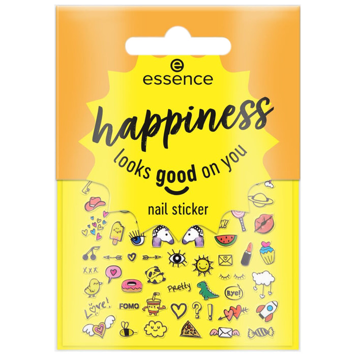 Happiness Looks Good On You Nail - Stickers pour Ongles