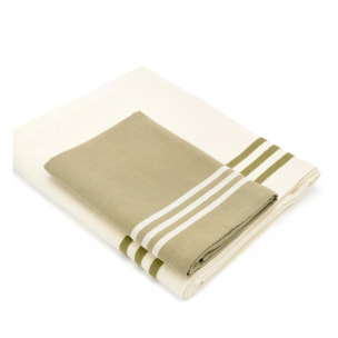 Serviette de toilette - Miami Vert Olive - 50x90cm - 300g/m²
