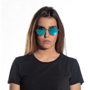 Gafas de sol PALO ALTO INSPIRATION VI - Lente revo oro brillante y azul cielo