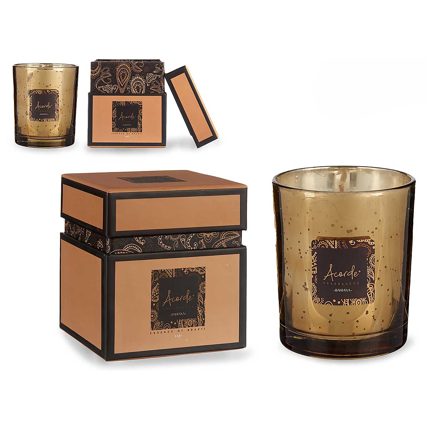 Candela profumata in barattolo con scatola, profumo di vaniglia. 200 ml, 42h