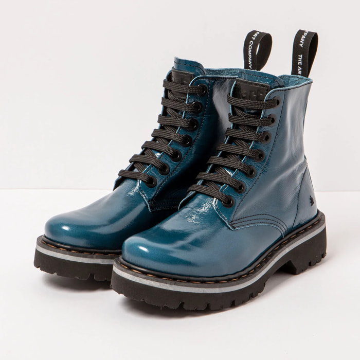 Botines 1166 PATENT FLASH PETROL / MARINA color Petrol