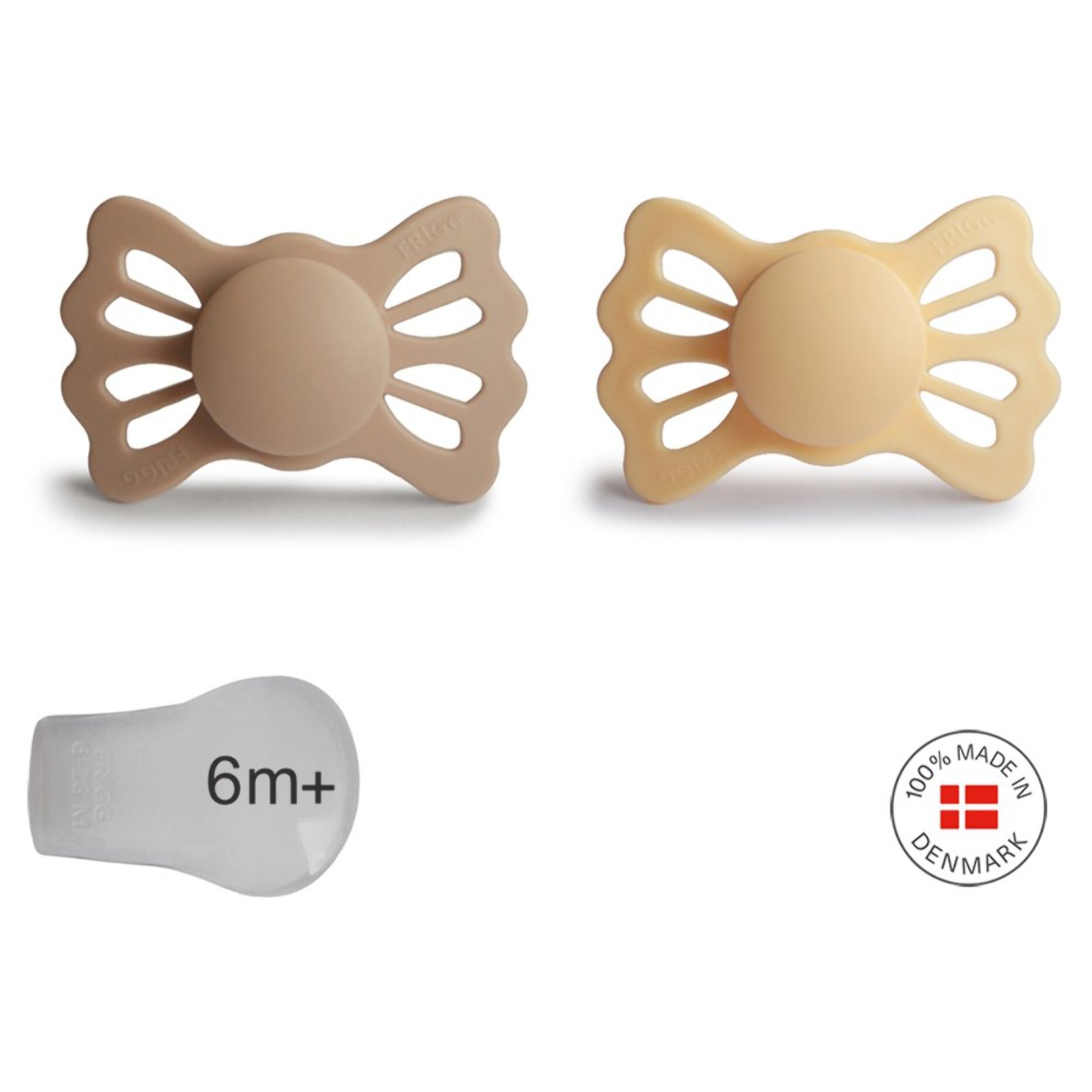 Frigg Pack 2 Chupetes Sim. Silicona Lucky