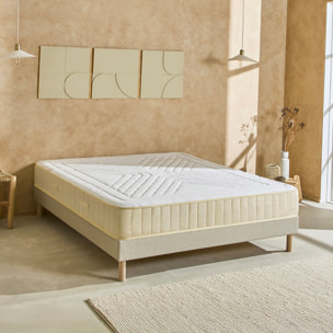 Matelas Symphonie 2.0, Soutien Ferme, 24 cm, Latex & Mémoire de forme, extrait d’Aleo Vera