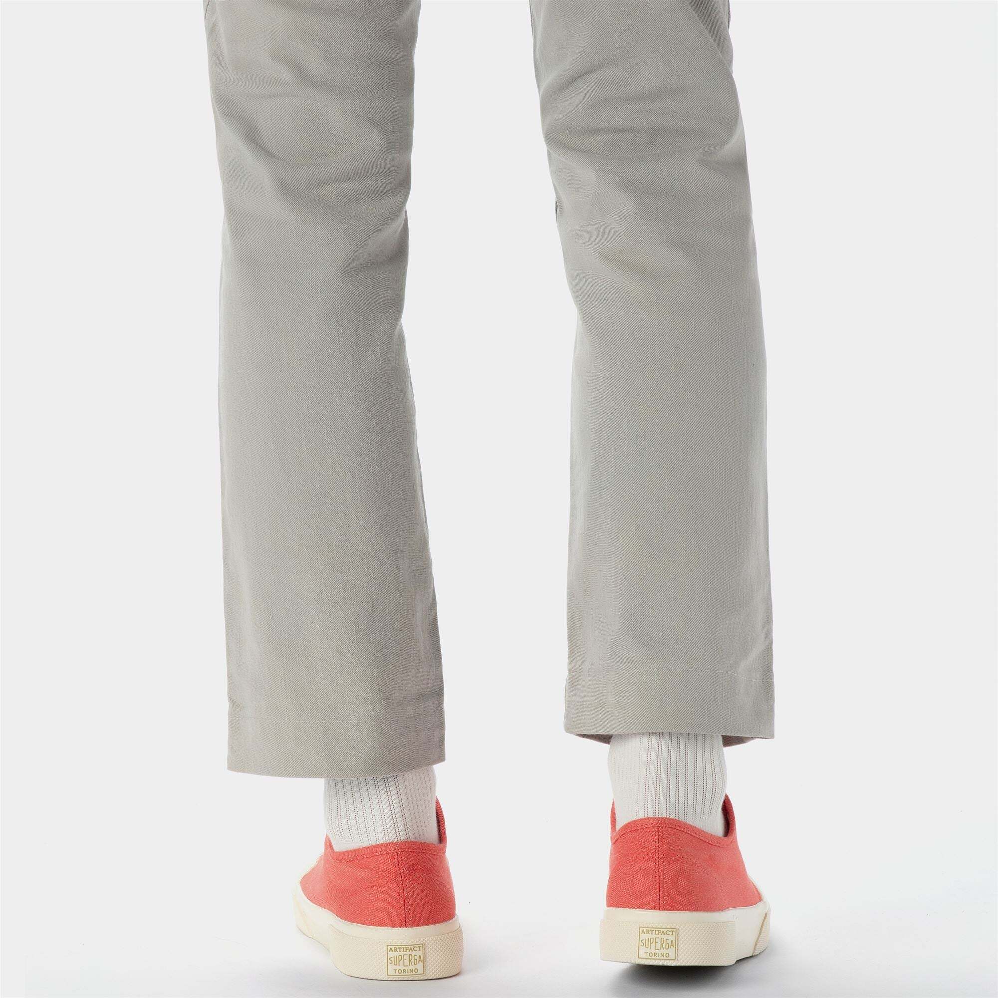 Superga - Uomo Donna Rosso - 2432 Works Low Cut Denim Yarn Dyed