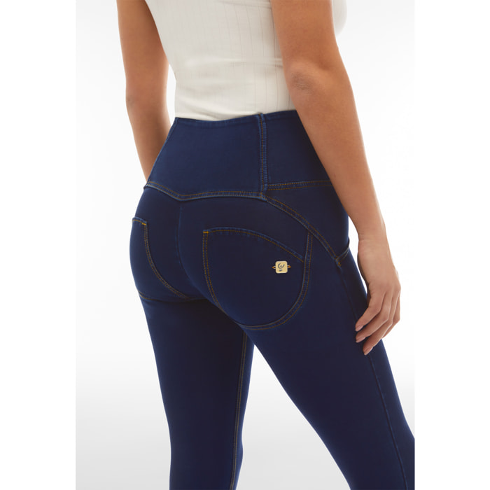 Jeggings push up WR.UP® 7/8 superskinny vita alta con bottoni