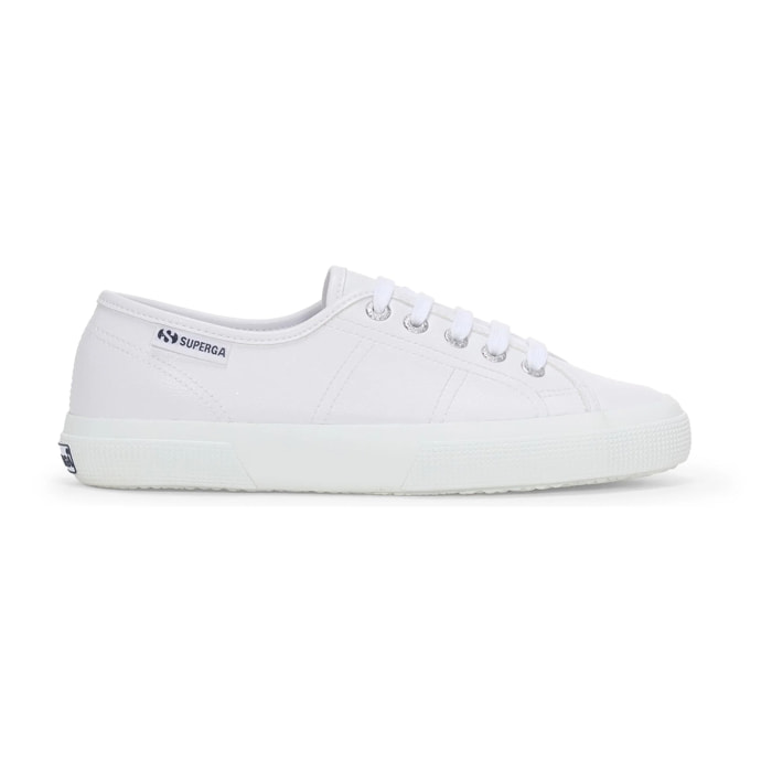 Superga - Uomo Donna Bianco - 3750 VEGAN TUMBLED MATERIAL LEGGERA