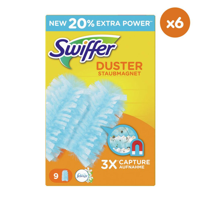 SWIFFER Duster kit plumeau et recharges 1 recharge 1 plumeau pas