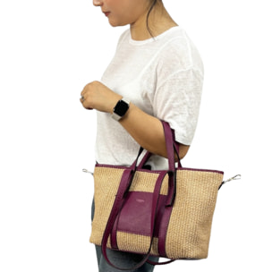 Bolso de mano Cheval Firenze Formentera Mini Violeta