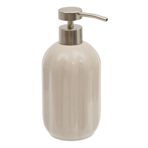 Distributeur de savon Colorama en céramique 450ml beige