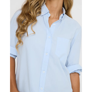 Camisa Manga Larga Azul - Ambre